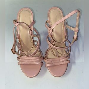 Forever 21 Pink Strappy Heels Size 7.5